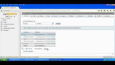 DEBIAN 8 tutorial install and using database server and web database
