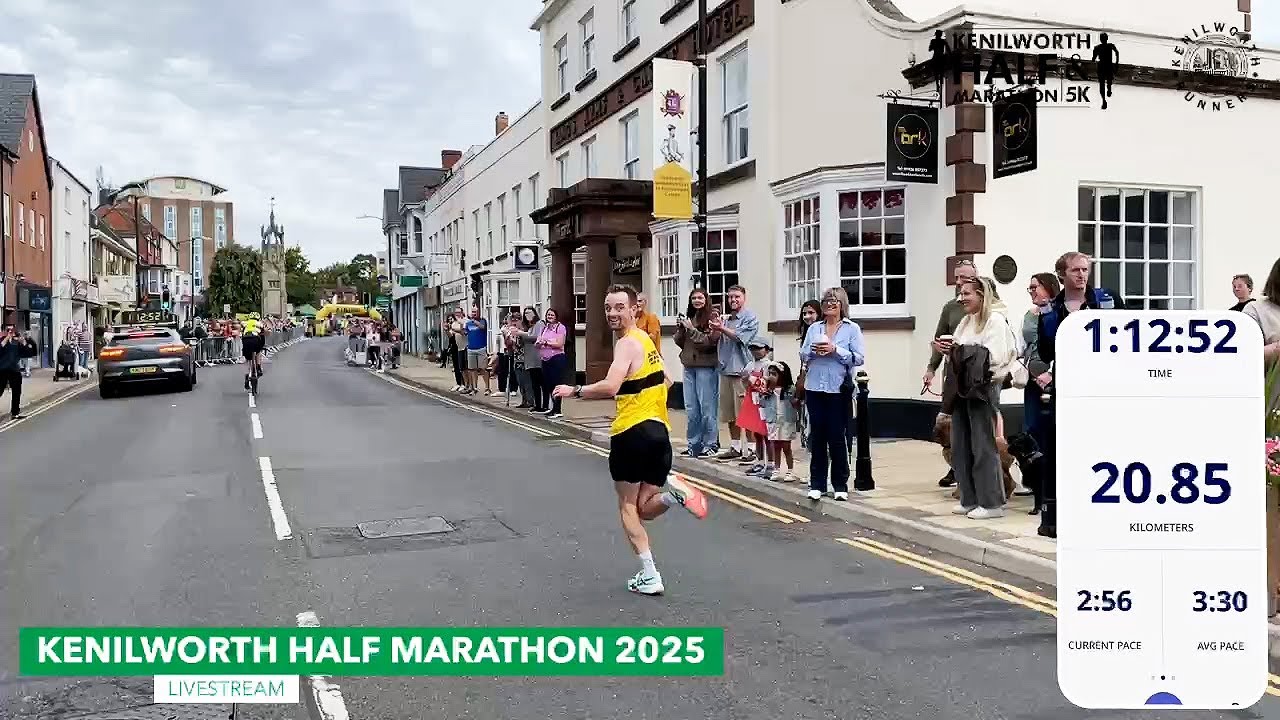 Kenilworth Half Marathon 2025 Livestream - WHAT A FINISH!!!!!