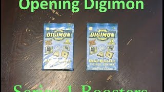 Digimon Digi-Battle Series 1 Booster Pack Opening - Cracking CCGs Trading Card Games