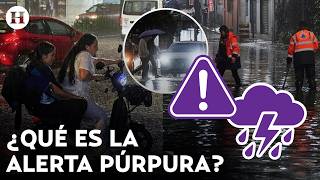 ¡El Tsunami del cielo que amenaza CDMX! ¿Por qué la Alerta Púrpura es más peligrosa de lo que crees?