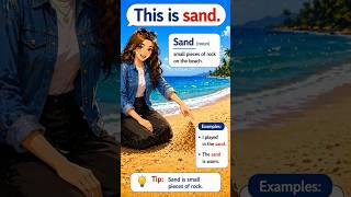 Learn English: Sand 🏖️ | Easy Vocabulary for Beginners