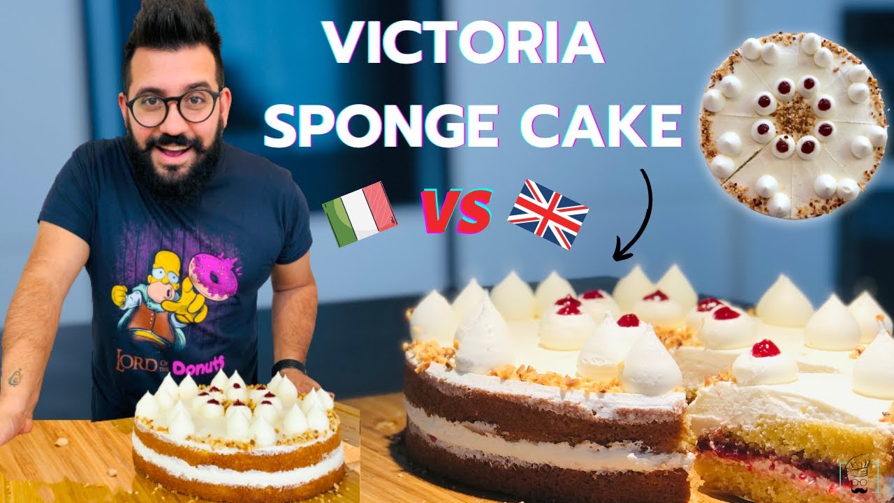 Torta VICTORIA sponge La torta PREFERITA dalla Regina VITTORIA, fatta