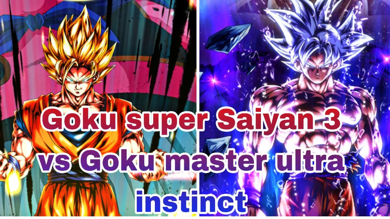 Goku super saiyan 3 vs Goku ultra instinct intense fight #dblegends ...