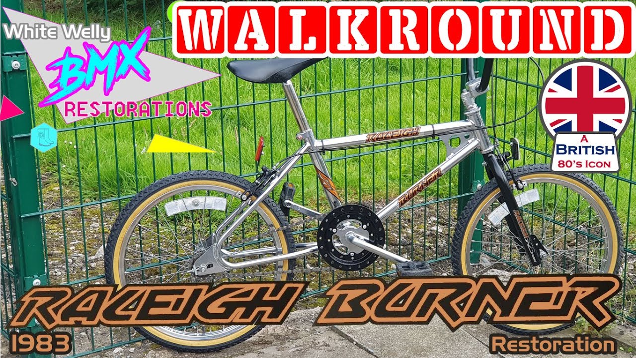 1983 Raleigh Chrome Burner Old School BMX Bike #oldschoolbmx