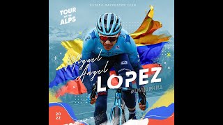 Así el fue a SUPERMAN LÓPEZ en la etapa 1 del Tour de los Alpes 2022