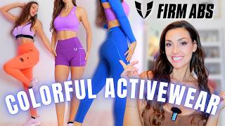 Hot & Fun Colorful Activewear Review Try On - Firm Abs