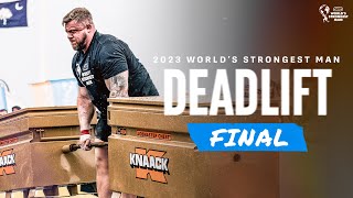 DEADLIFT (FINAL) | 2023 World's Strongest Man