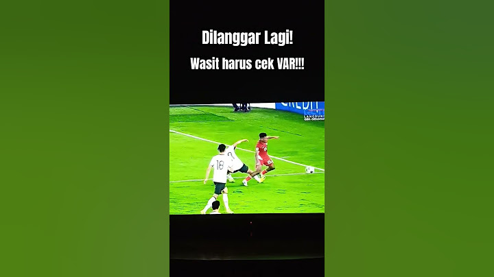 Kambuaya dilanggar di Kotak Pinalti lagi! wasit berpotensi untuk cek VAR (Live Indonesia vs China)