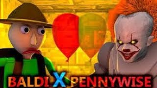 PENNYWISE IT X BALDI'S BASICS CHALLENGE! 1 (Official) Baldi Minecraft Horror Game Animation Battle