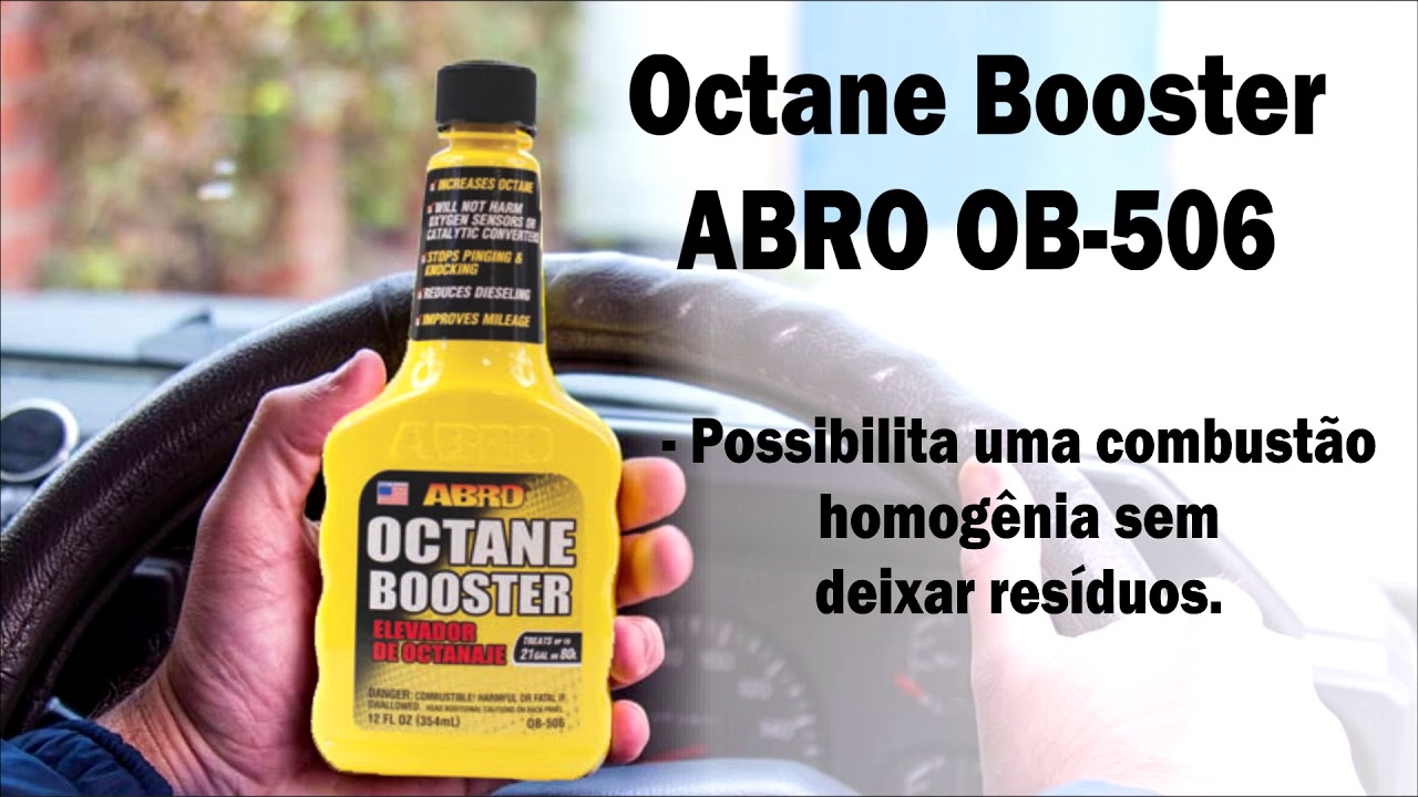 Tratamento de Combustível Octane Booster Abro OB 506 YouTube