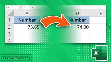 How To Round Up Numbers in Excel