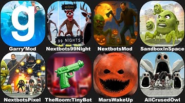 NEXTBOTS IN PLAYGROUND MOD HALLOWEEN 2025,SANDBOX IN SPACE,99 NIGHTS IN THE FOREST,CRUSED DEER,OWL