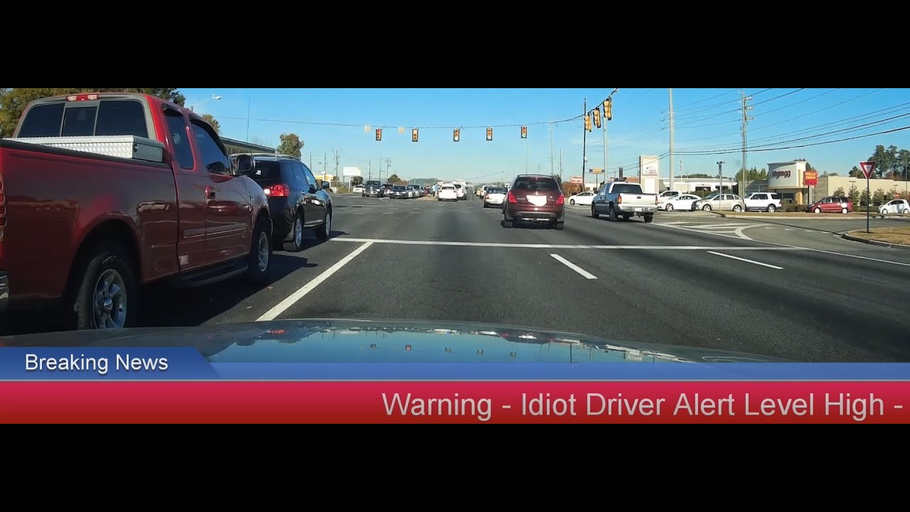 Idiot Driver Alert Level High