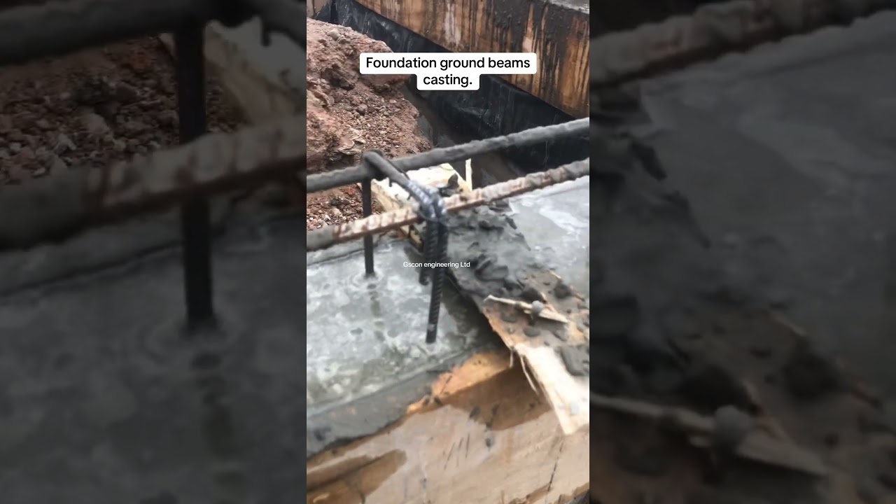 Importance of ground beams in your foundation/building 
