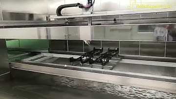 6 Axis Painting Machine on UV Painting Line Conveyor