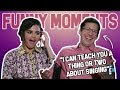 Andy Samberg Poking Fun at Selena Gomez FUNNY MOMENTS | Hotel Transylvania 3