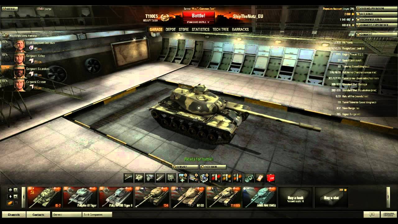 lets play a little game World Of Tanks | Ep. #43 | 7.2 Overview and T110E5 Testing