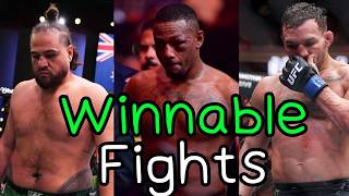 Matchmaking WINNABLE Fights for the UFC Biggest Losers