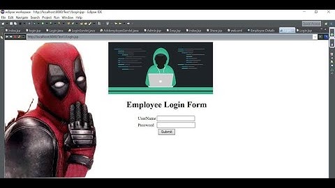 How To Create Employee Management System Using Jsp and Servlet | Java | Eclipse | MySQL | Login