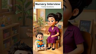 Nursery Interview – Family Questions | Kids Practice Answers #Shorts #KabirsWorld #Prenursery