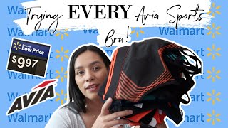 😬Trying EVERY Avia Sports Bra!Walmart Activewear Review!Can these work for a 36D?Is it worth it?👀