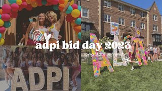 ADPi Bid Day 2023 - It's Always Sunny on Greeley Street!
