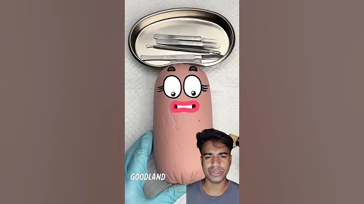 Comedy Fruits Surgery| Sausage operation 2 in 1😂#goodland #Fruitsurgery #doodlesart #shorts
