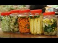 Pickled Veggies | Quick Pickles - Cucumber - Carrot - Gooseberry - Lime - Pineapple