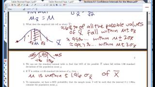 Lesson 14 b: Confidence Intervals Part 1 | Stat 3000