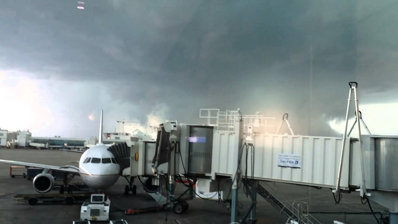 Tornado at denver international airport dia YouTube