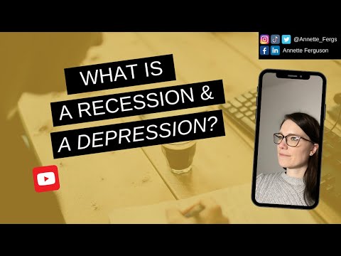 Recession Vs. Depression - The Difference of Each