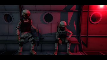 Low Poly FPS Pack 3.2 - Demo Scene Preview