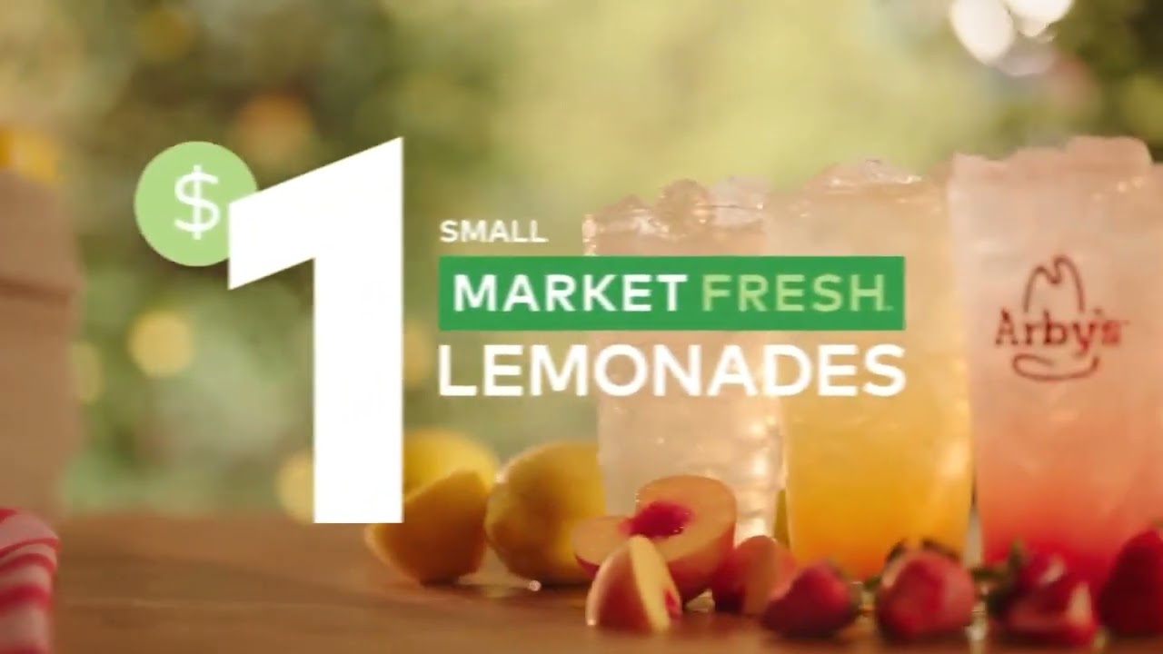 Arby's Commercial 2022 (USA) • 1 Small Market Fresh Lemonades YouTube