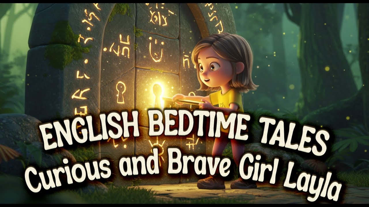 İngilizce Uyku Masalları / English Bedtime Tales - Curious and Brave Girl Layla