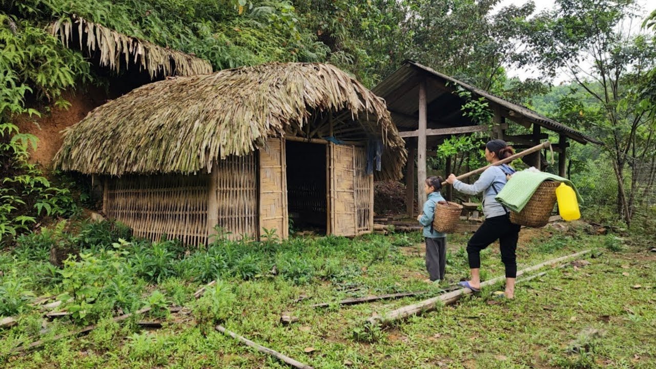 TIMELAPSE: 650 Days Single Mother Builds Bamboo House Alone - START TO FINISH FULL VIDEO