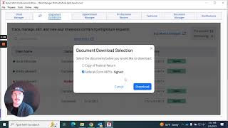 downloading signed documents from esignature dashboard