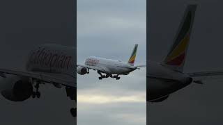 Ethiopian Airlines Airbus A350-900Departs Under The Power Of Its Two Rolls Royce Trent Xwb Engines