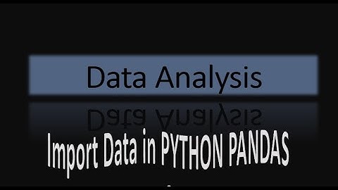 Import CSV excel and SPSS data in python pandas | HINDI TUTORIAL