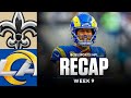 Stafford Shines as Rams Cruise to 34-10 Win Over Saints, Spoil Shough’s First Start | Game Recap