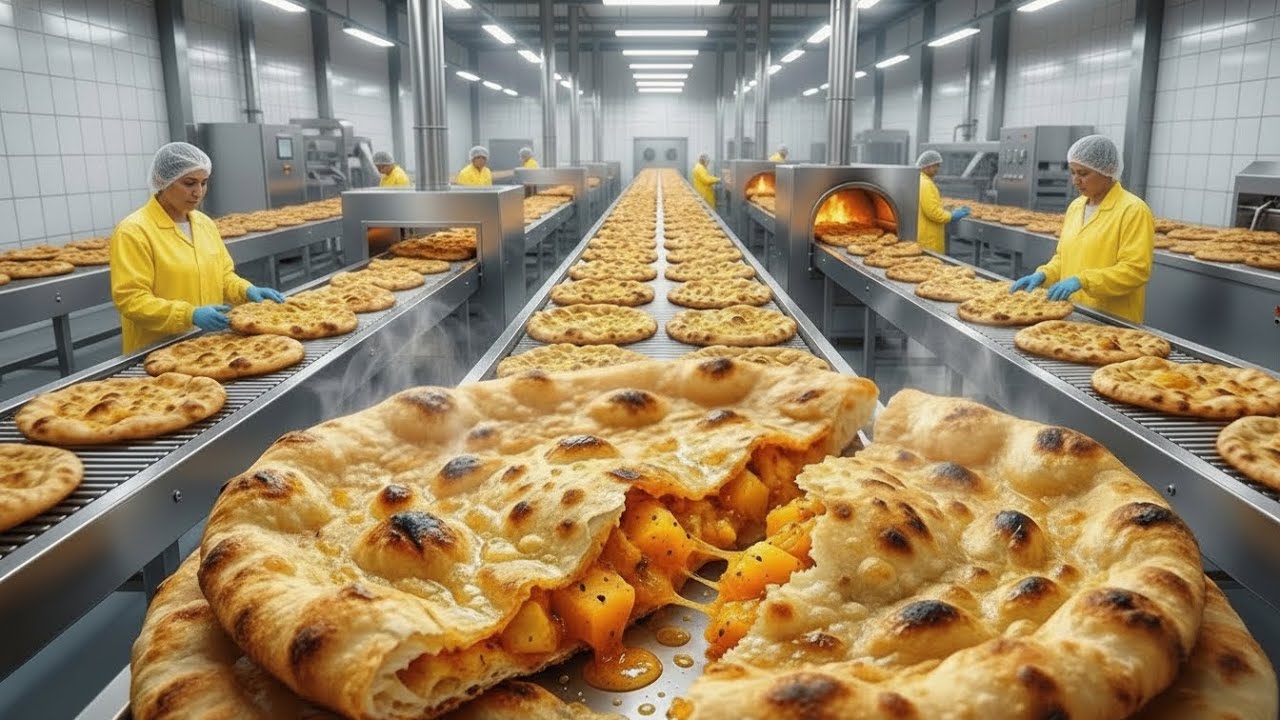 Aloo Naan Factory – Have You Ever Seen Tandoor Baking & Frying Process?