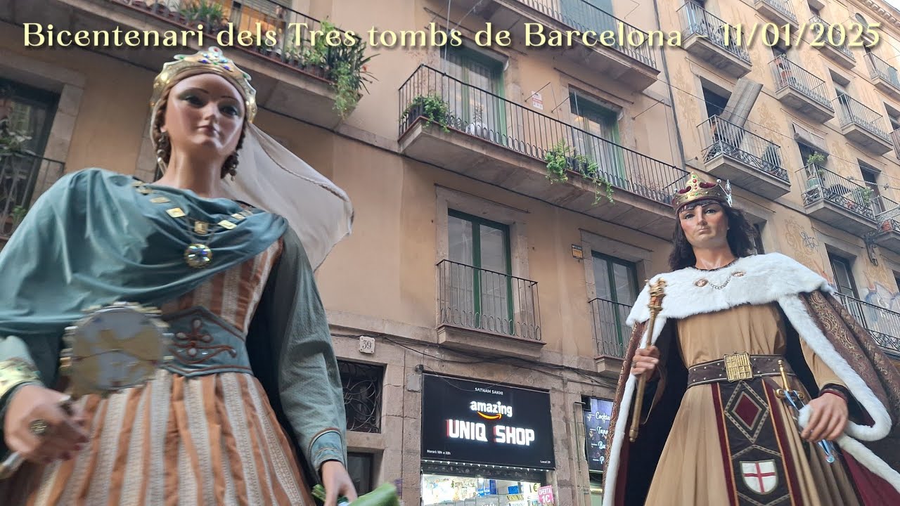 Bicentenari dels tres tombs de Barcelona - 11/1/2025