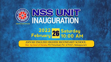 NSS Unit Inauguration | Anvar Visuals | Anvar School
