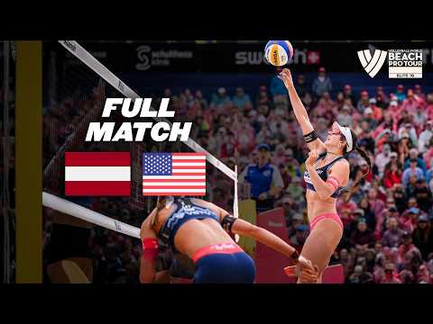 Gold Match - Tina/Anastasija 🇱🇻 vs. Cruz/Brasher 🇺🇸 - Gstaad 2025 - Elite | Full Match