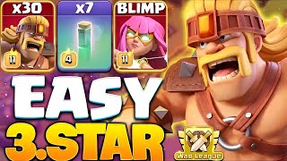 Super Archer Blimp Th13 || Super Barbarian Attack Th13 || Th13 Attack Strategy | Beste Th13 Attack
