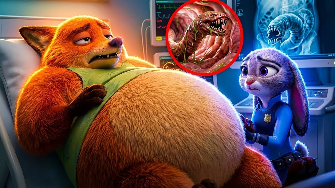 Zootopia 2 | Nick is PREGNANT?! 🤰 Alien Worm Inside Nick's Tummy 🐛
