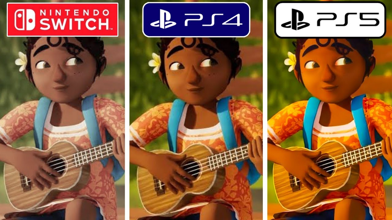 Tchia PS4 vs PS5 vs Nintendo Switch Graphics Comparison