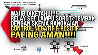 🟡 (CIRCUIT SCHEMATIC) NEGATIVE & POSITIVE CONTROLLER | NEGATIVE AND POSITIVE CONTROLLER WIRING SET screenshot 1