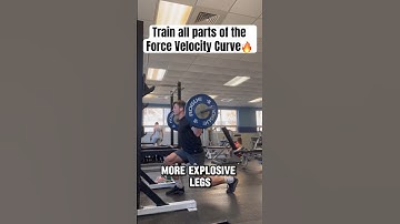 Train all parts of the force velocity curve if you want to maximize your power ⚡️ #athlete #force