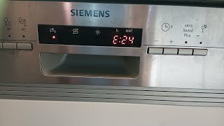 Fehler E24 Siemens Geschirrspüler Spülmaschine Bosch Neff - In 1 Minute Beheben