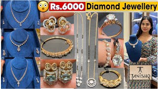 OMG Rs.6000😳🔥…….Tanishq Diamond & Solitaire Jewellery! (Super Beautiful Collection)